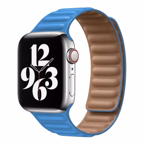 Magnetic Vegan-Leather Loop Band