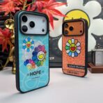 Smiley Flower Phone Case for iPhone 17 Series – Colorful Protective Cover