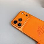 Premium Leather Phone Case with Card Holder – HMS Style – Shockproof Protective Cover - Image 4