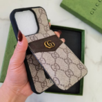 GCC Leather iPhone Case with Card Holder | Slim Protective Cover for iPhone 11–17 Series - Image 6