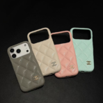 CC CHNNL Luxury Quilted Leather Phone Case – Designer Inspired Style - Image 12