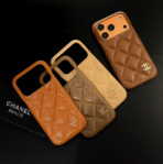 CC CHNNL Luxury Quilted Leather Phone Case – Designer Inspired Style - Image 11