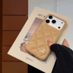 CC CHNNL Luxury Quilted Leather Phone Case – Designer Inspired Style - Image 10