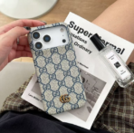 Luxury GG Monogram Designer Phone Case – Premium Protective Cover for iPhone 12 to iPhone 17 - Image 5
