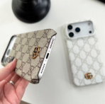 Luxury GG Monogram Designer Phone Case – Premium Protective Cover for iPhone 12 to iPhone 17 - Image 4