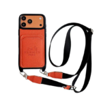 HMS Leather Crossbody iPhone Case with Strap – Luxury Designer Style Phone Case for iPhone 14, 15, 16 & 17 Series - Image 11